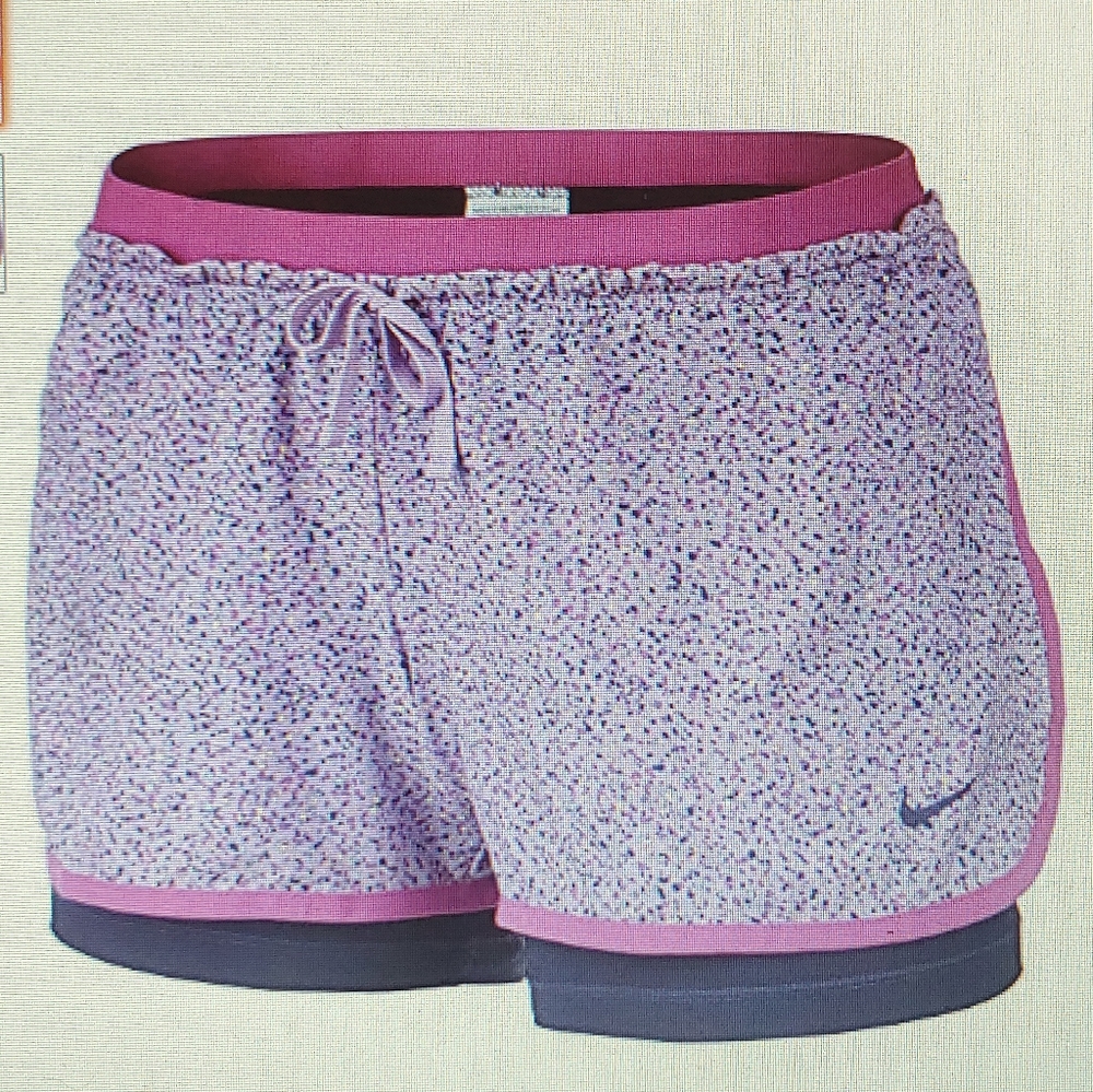 NIKE Dri-Fit Full Flex 2 in 1 training shorts sz l